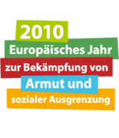 Logo des europäischen Jahres gegen Armut und soziale Ausgrenzung