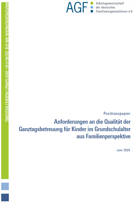 Cover of AGF position paper